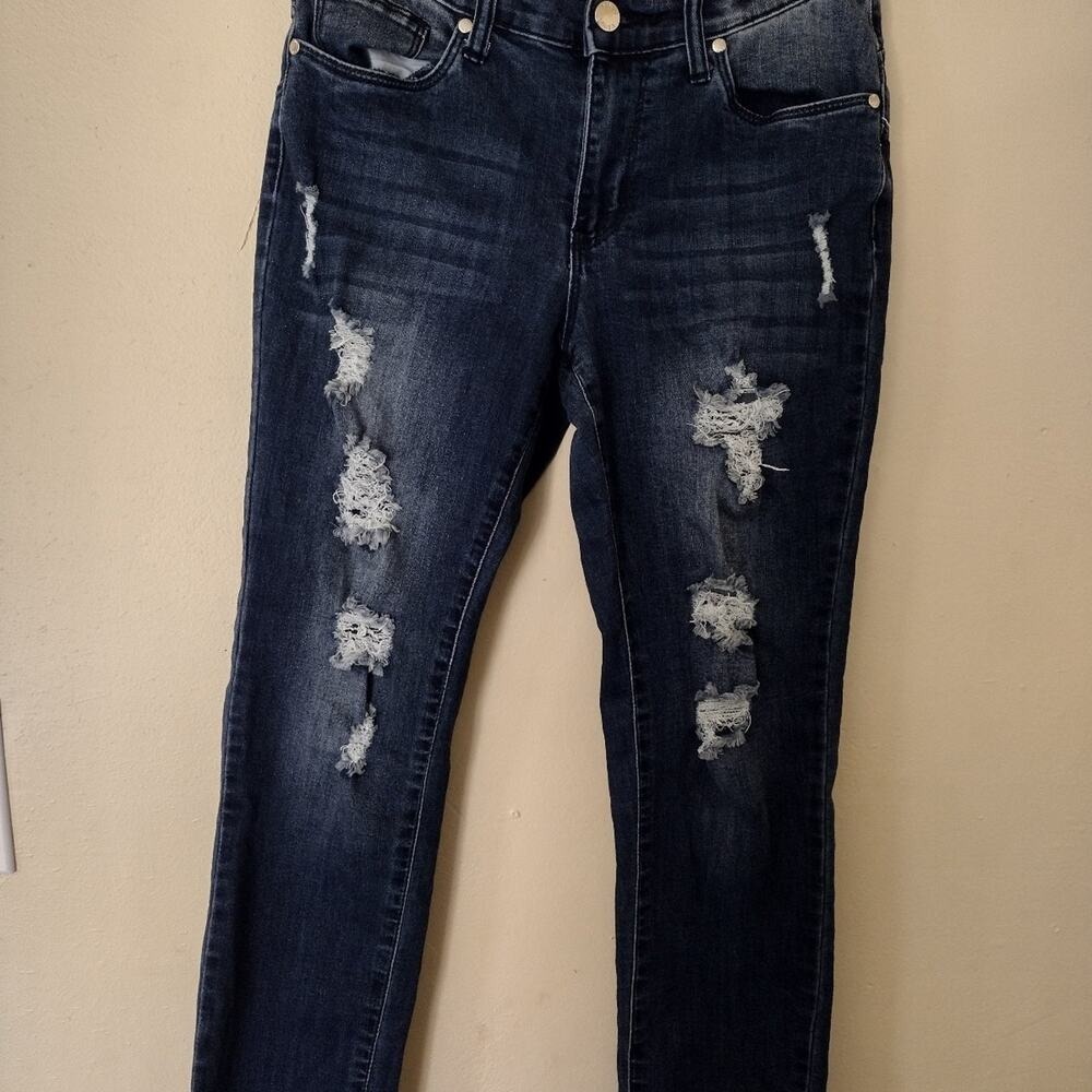 Venus‎ Distressed Blue Denim Jeans Women's Size 6 Skinny Fit